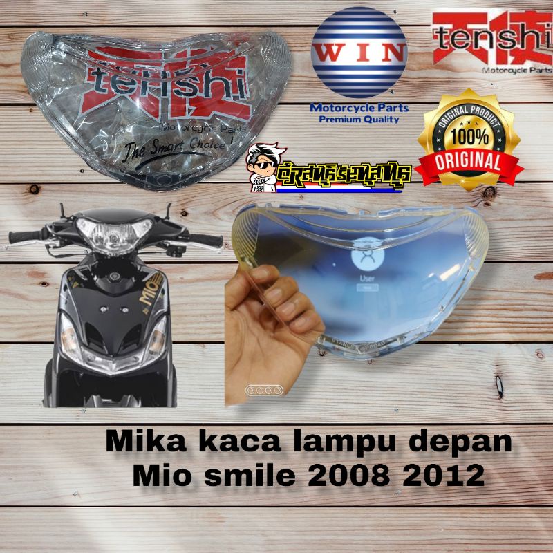 mika kaca lampu depan mio smile 2008 2012 28D original