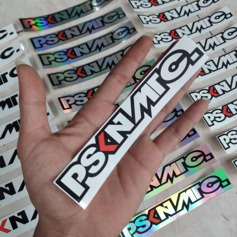 Sticker PSKNMTC. Pasukan Matic panjang 15cm x lebar 2,5cm warna lengkap harga 1pcs sticker termurah