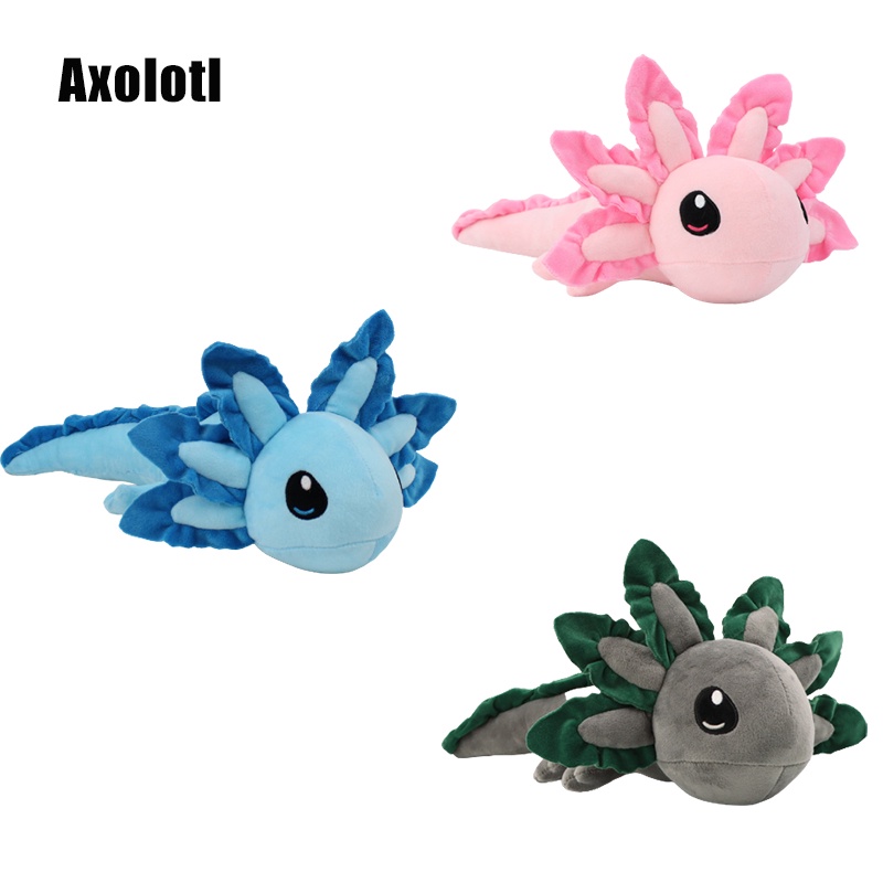 Axolotl Kartun Plush Kain Tahan Lama Dan Lembut Didesain Untuk Meringkuk