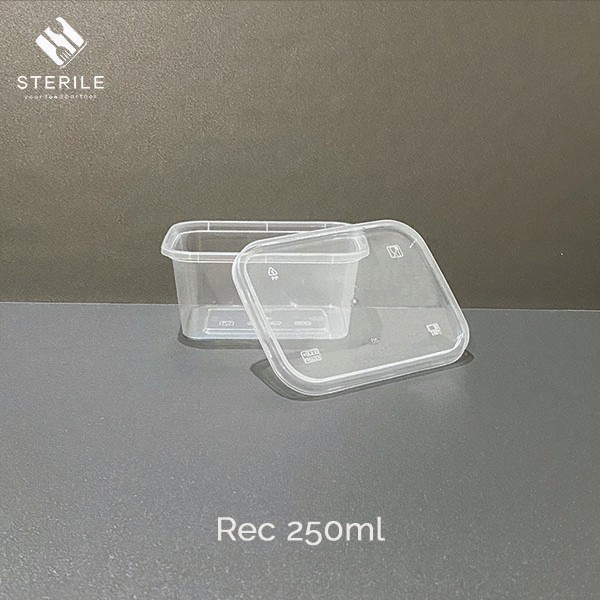 Bento Kotak Plastik 250 Ml / Thinwall Plastik 250 Ml / Cup Puding 250 Ml