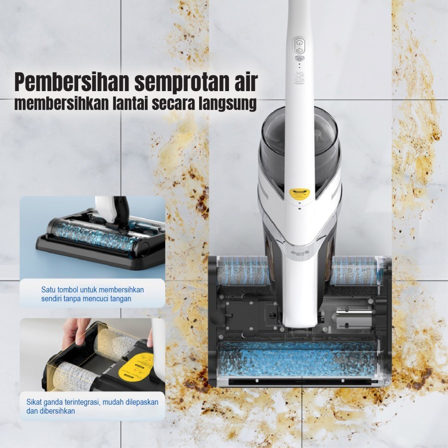 DEERMA BY200 VX20 Handheld Vacuum Cleaner Wet And Dry Penyedot Debu Sofa Kasur Karpet Pel Lantai Rumah