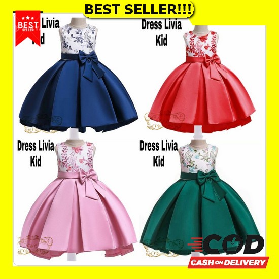 Gamis Anak Umur 1 2 3 4 5 6 7 8 9 10 Tahun Adem Import Pesta Midi Korean Style Hijab Model Dress Can