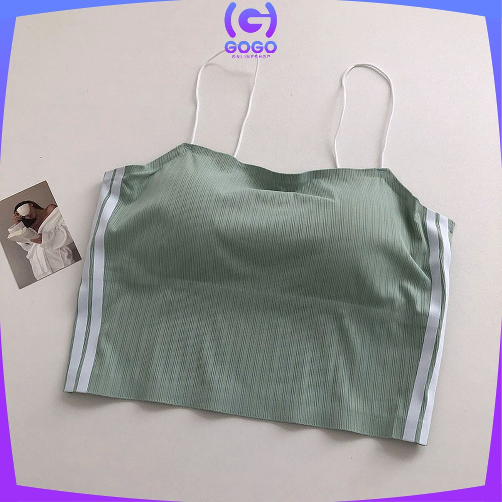 GOGO-P103 Crop Top Bra Kemben Wanita Tangtop Wanita / Kemben Tali Wanita / Tank Top Wanita / Pakaian Dalam Tengtop Wanita