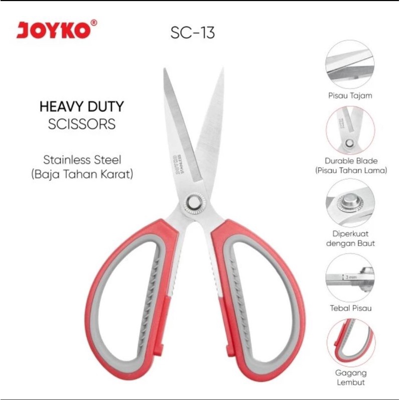 

Joyko Scissor SC-13 - Gunting Joyko