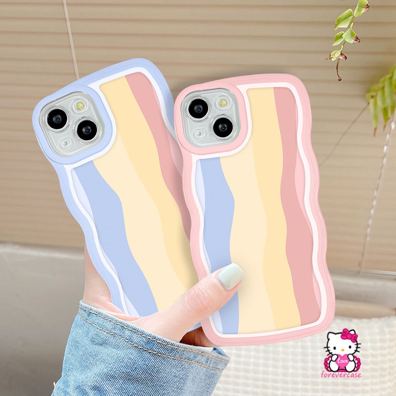 Soft Case Bahan TPU Warna-Warni Pelangi Untuk Redmi 10 9T 10C 9A 10A 9C NFC Note 10 10s 11 11s 9 8 10 Pro Note10 Pro Max Plus
