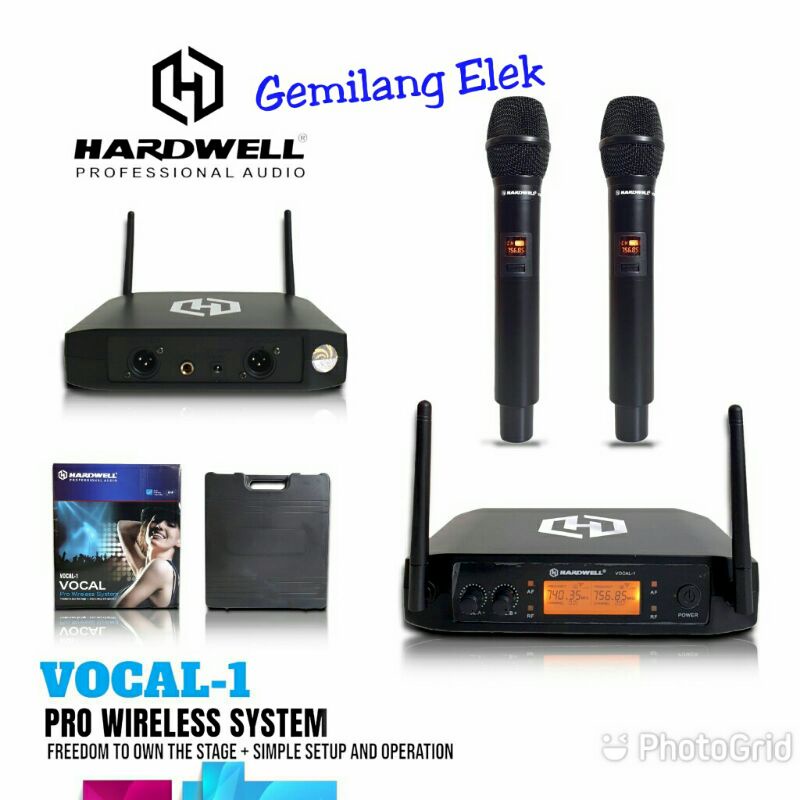 Mic Wireless HARDWELL VOCAL-1 Original