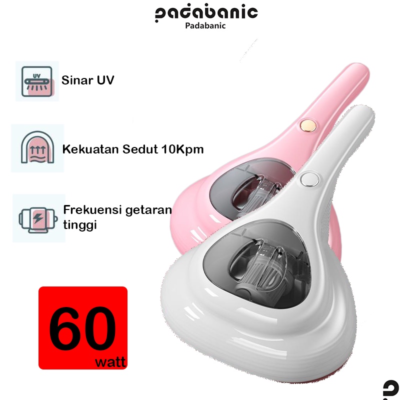 PADABANIC Vacuum Cleaners UV Mite Cleaner USB Portable Kutu Busuk Kutu Kasur Vakum Penyedot Debu Vakum Tungau Bantal