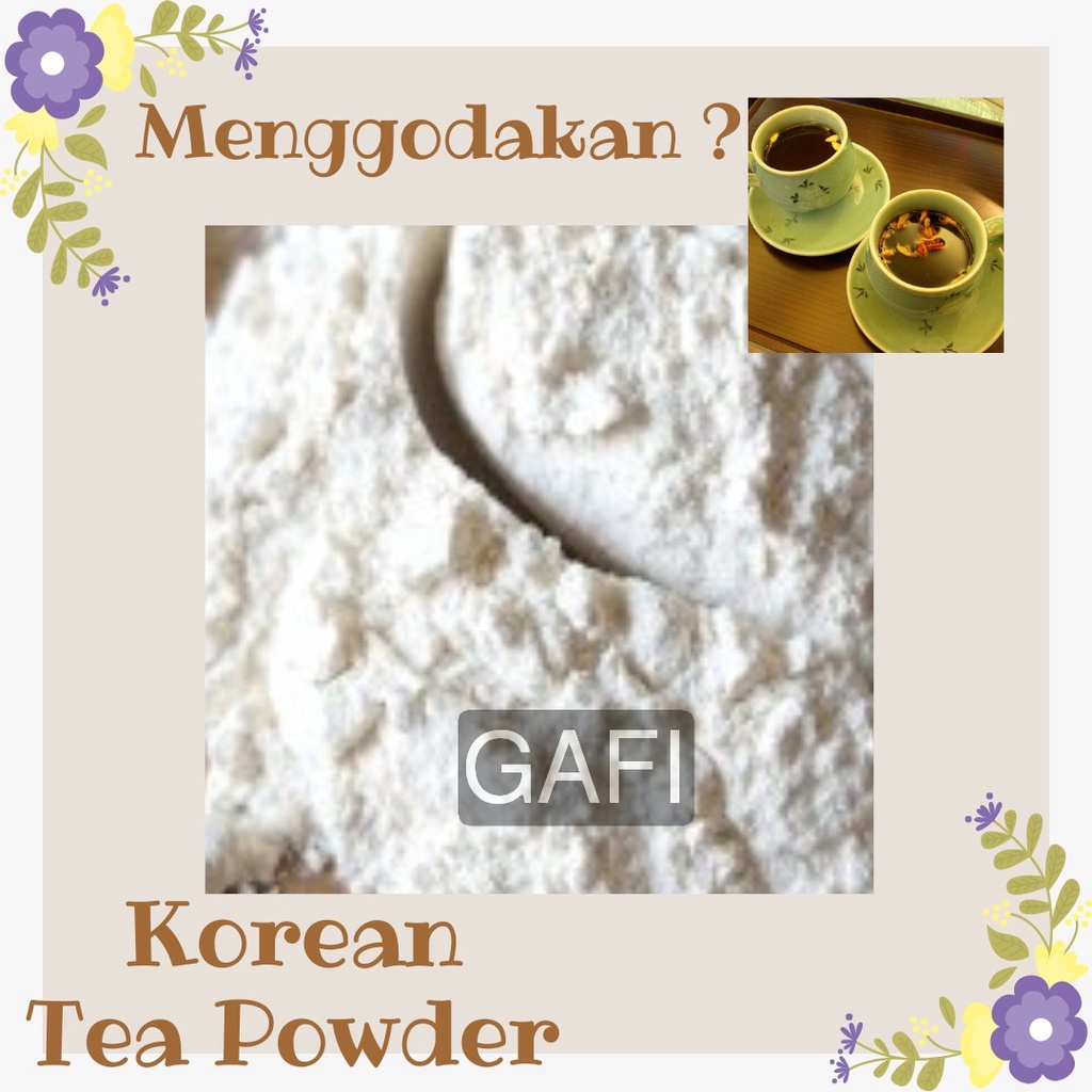 

Bubuk Minuman Rasa Korean Tea 50Gr Minuman Powder Korean Tea Bisa Kiloan Drinking Powder Kekinian Boba Aneka Instan Murah Enak Terbaik Halal Premium