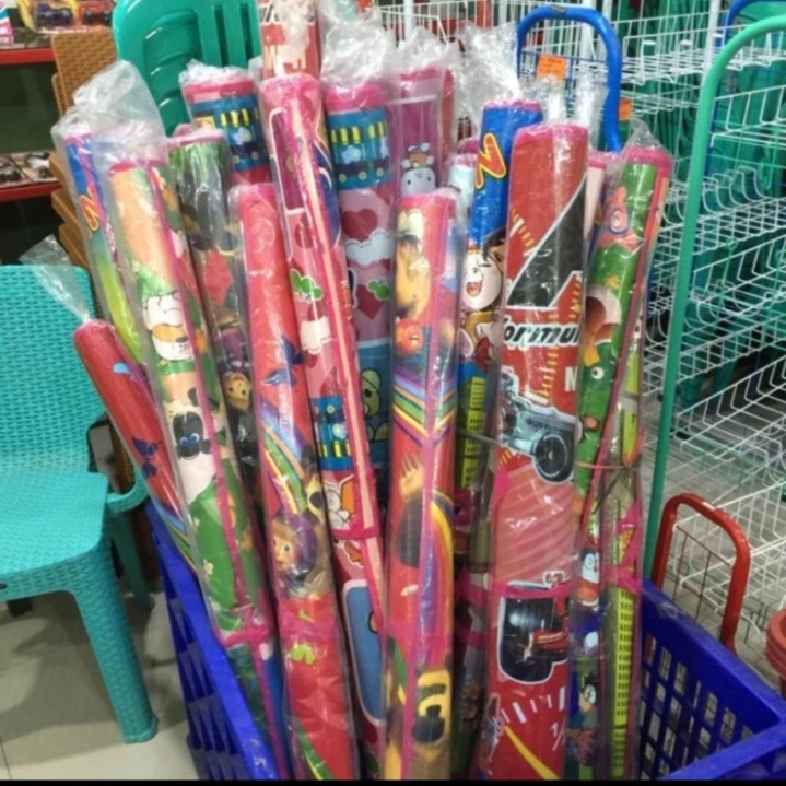 karpet plastik spoon karakter tikar plastik murah 120 × 140 cm karpet