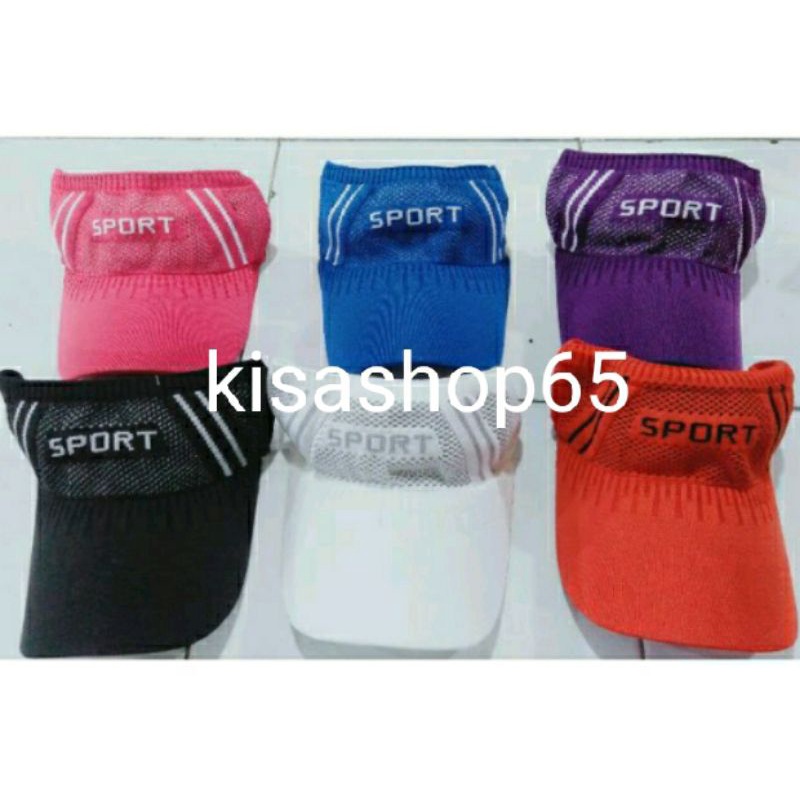 Topi Olahraga Wanita Sport-Topi Bolong Rajut impor Sport--Topi Bolong Rajut Zumba-Topi Golf Model Ko