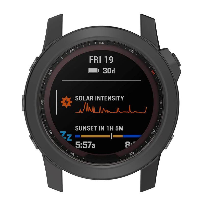 Casing Pelindung Frame Bumper Smartwatch Garmin Fenix 5 5X 7 7S 7X Bahan TPU Mewah Tahan Debu