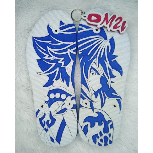 SANDAL UKIR, SANDAL SWALLOW PRIA WANITA, BISA REQUEST GAMBAR DAN NAMA