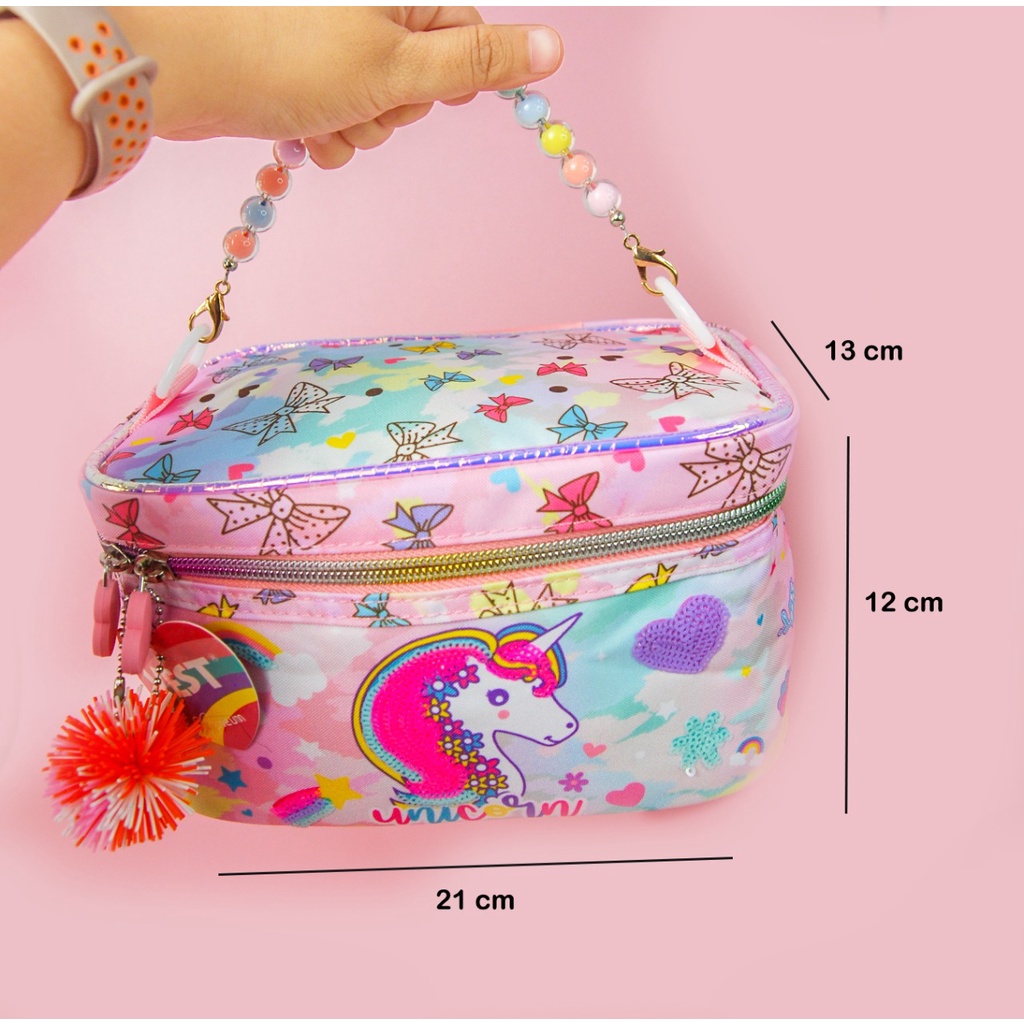 VEST cosmetic /toiletry bag pearl colorfull U2057