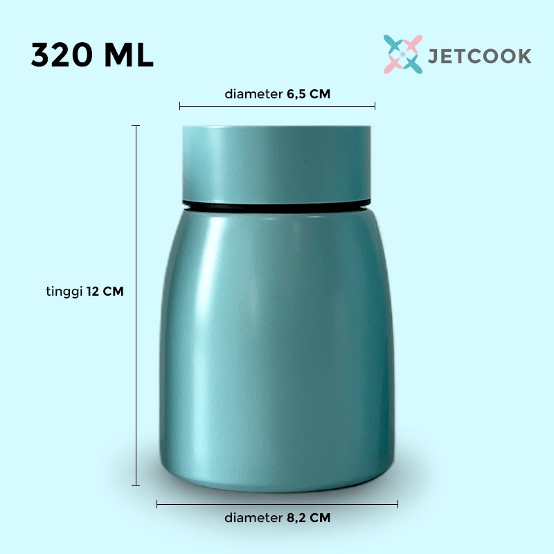 JetCook Termos / Tempat Penyimpanan Tahan Panas untuk MPASI Bayi 320ml