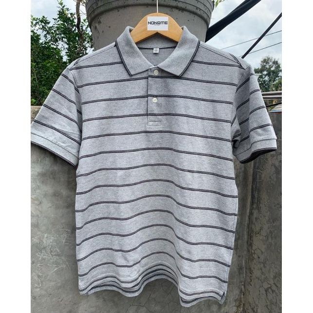 polo shirt uniqlo stripe