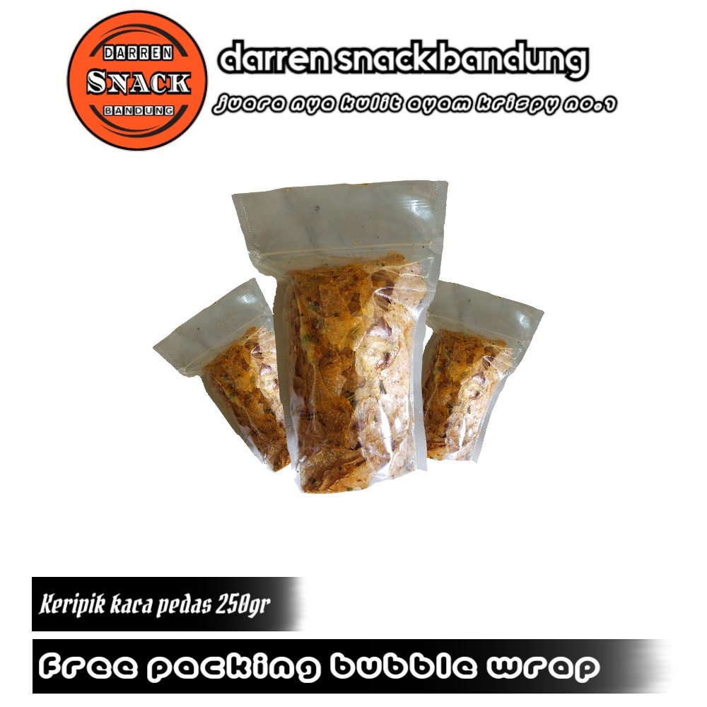 

KERIPIK KACA PEDAS 250gr