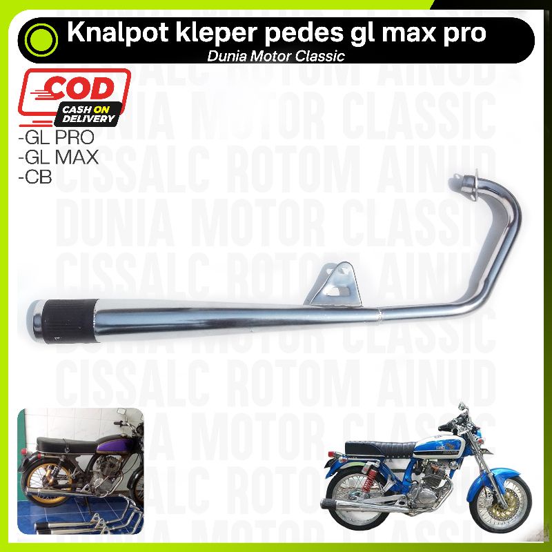 knalpot kleper pedes gl max GL pro PNP CB astrea grand c70