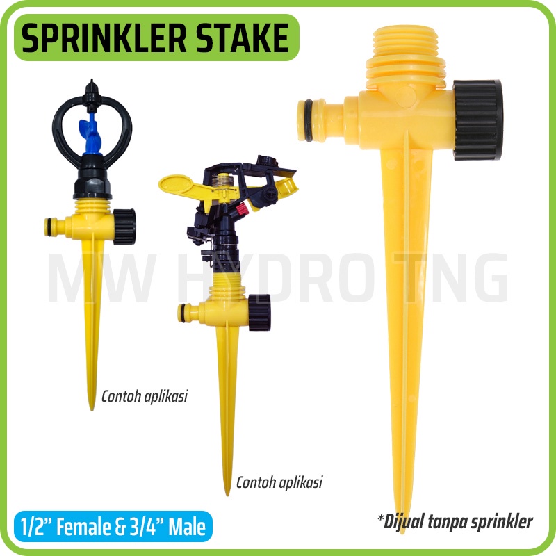 Sprinkler Stake / Support - Penopang / Kaki / Tiang Model Tancap