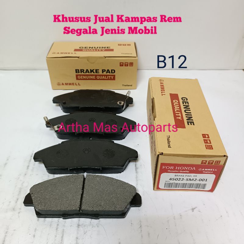 KAMPAS REM ACCORD  MAESTRO THN 1990-1993 BRAKE PAD ACCORD MAESTRO
