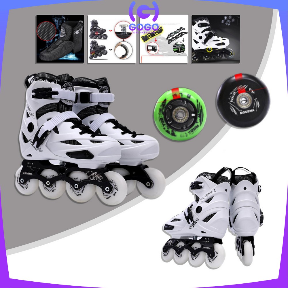 GOGO-O10 Sepatu Roda Dewasa / Inline Skate Dewasa / Power Roller Skate / Sepatu Roda Pria dan Wanita