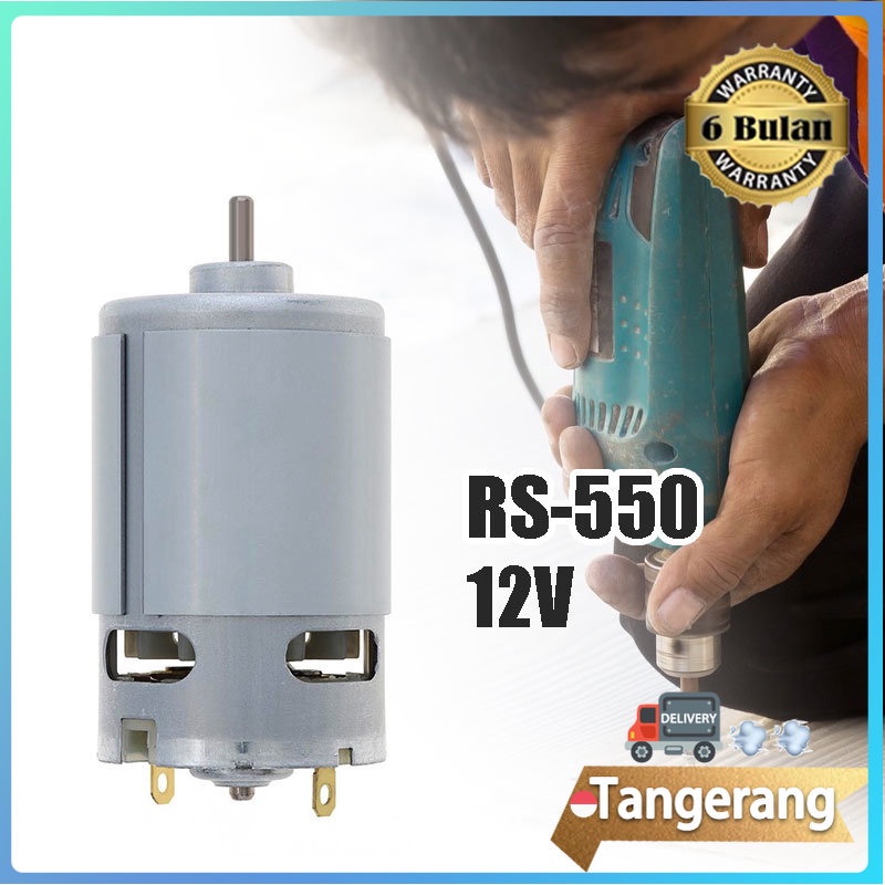 Rs550 DINAMO MOTOR 12v-18v 19500rpm Dinamo Mesin Cordless Drill Power Tool Diy