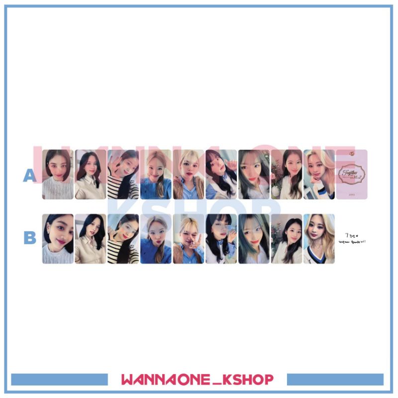 twice 7th anniversary pop up store photocard