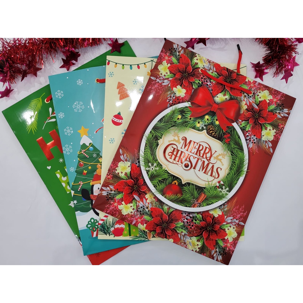 

TAS KERTAS SERI NATAL PAPER BAG NATAL PAPER BAG FANCY