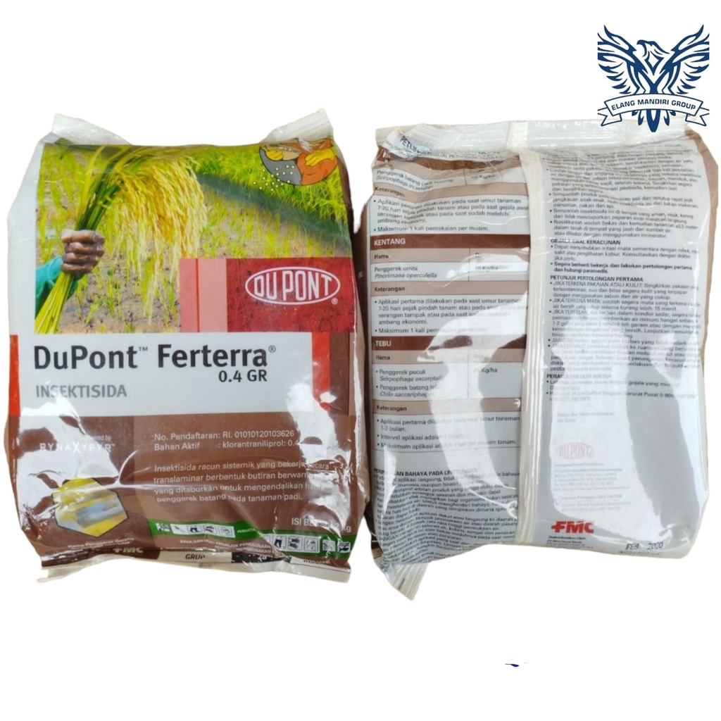 Insektisida DuPont Ferterra 0.4GR 2kg Bahan Aktif Klorantraniliprol 0.4% FERTERRA Tuntas Virtako Prevathon