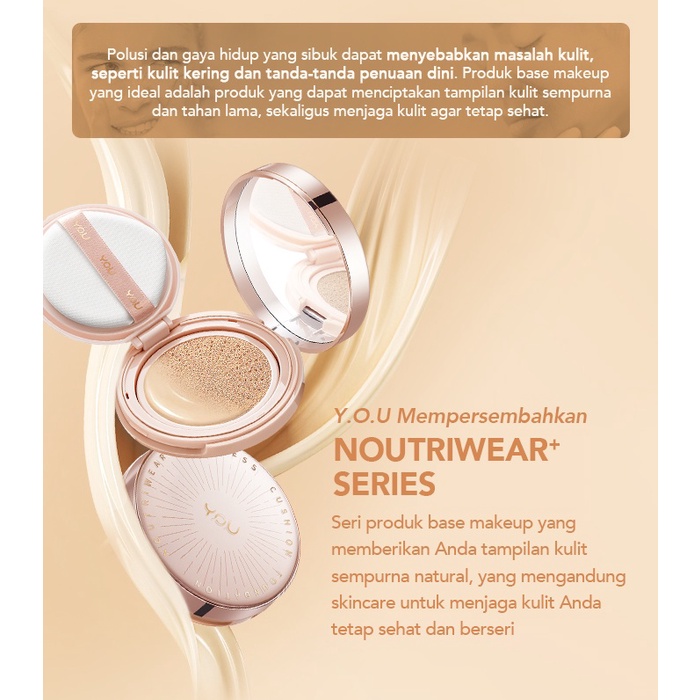 (READY &amp; ORI) Y.O.U Noutriwear + Flawless Cushion Foundation