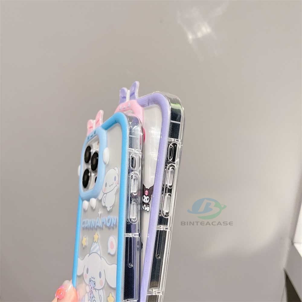 Casing IPhone 14 Pro Max 13 Pro Max 11 12 Xr XS 6 6S 7 8 Plus Motif Cinnamoroll Dan Kuromi