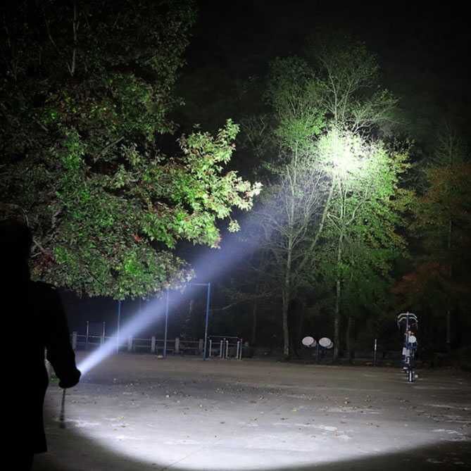 Senter Led Tactical Superterang Usb Anti Air Lampu Senter Led Superterang P50 Flashlight