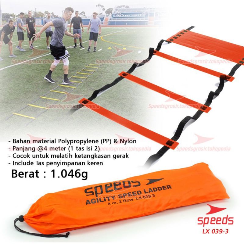 AGILITY LADDER SPEEDS / TANGGA LATIHAN SPEEDS / TANGGA AGILITY KELINCAHAN
