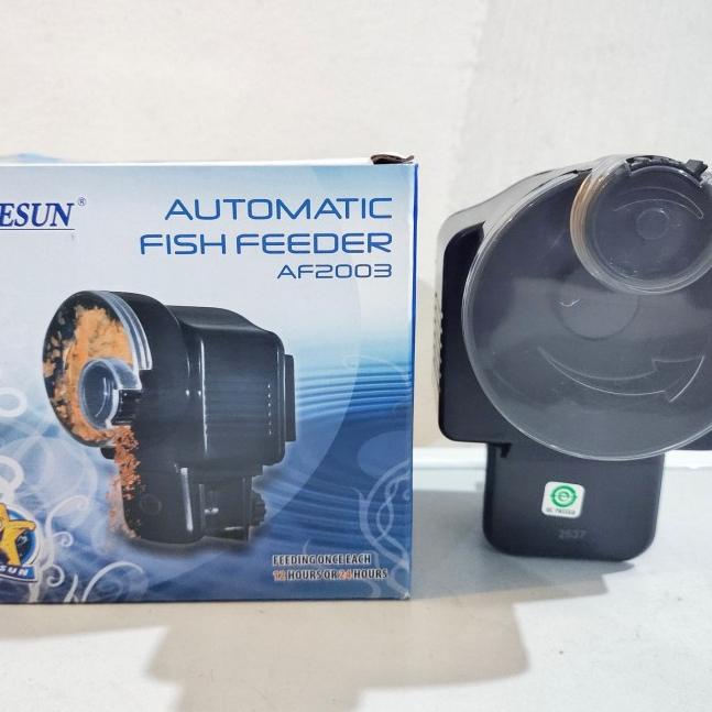Auto Fish Feeder Mesin Pemberi Makan Ikan Otomatis