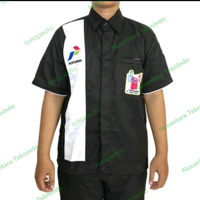 Univ Stelan Baju Pengawas Staf Spbu Pertamina Pasti Pas Cewek Xxl