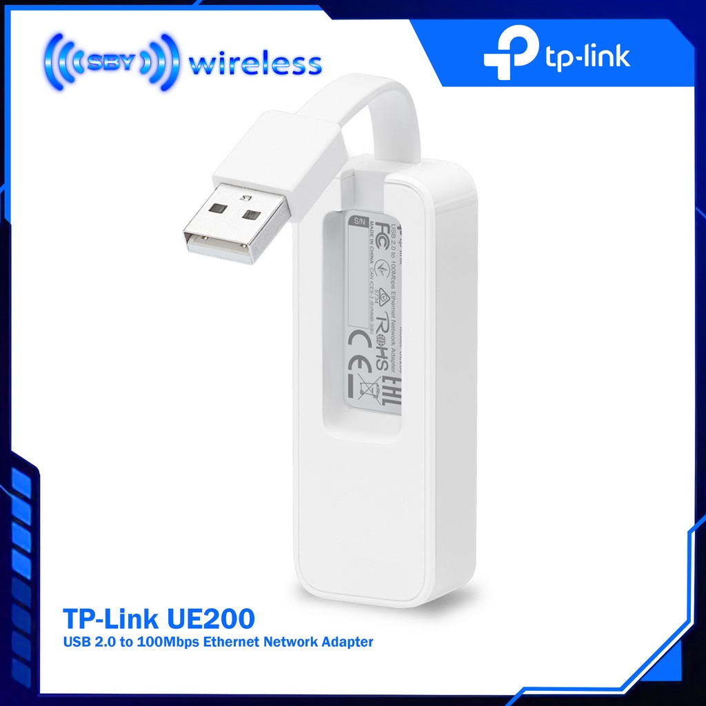 USB LAN TP Link UE200 Wireless Fast Ethernet Adapter - TPLink UE 200