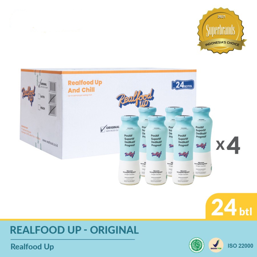 

Realfood Up Classic Minuman Sarang Burung Walet Original 24 pcs
