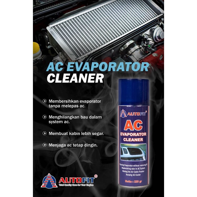 Autofit AC Evaporator Cleaner Membersihkan Ventilasi udara Evaporator unit AC Mobil AC Split