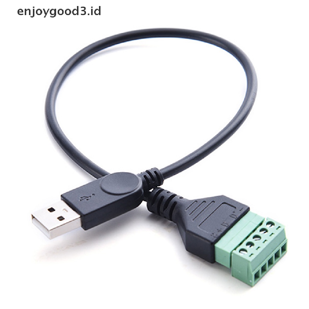 Adapter Konektor Sekrup USB A Ke 5 Pin Dengan Shield Terminal Plug