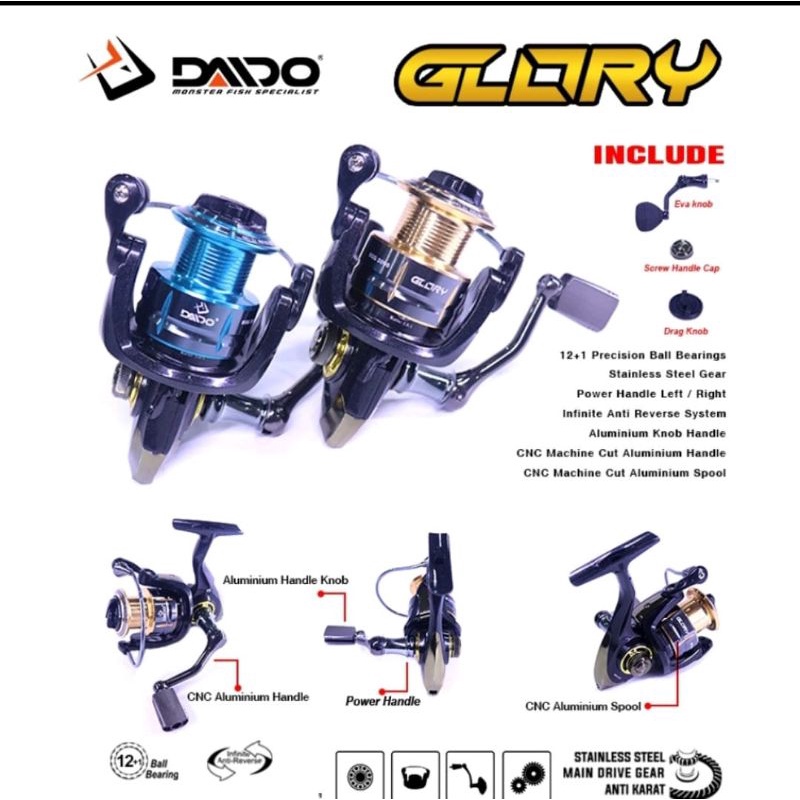 REEL DAIDO GLORY BGG 2000,,4000,6000