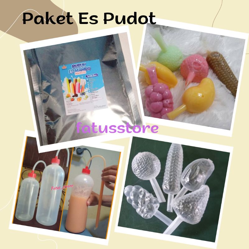 

PAKET ES PUDOT MANGGA, JAGUNG, ANGGUR, PUDOT RANDOM, WAWAN