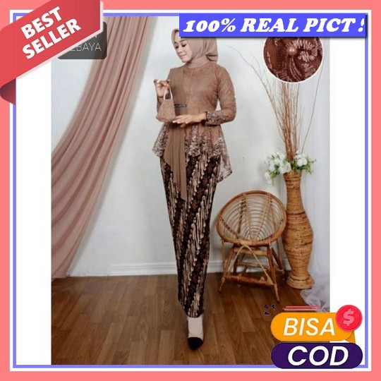 Blouse Kebaya Modern Marsha / Kebaya Wisuda Modern Hijab Remaja Terbaru / Kebaya Wisudah Kekinian Se