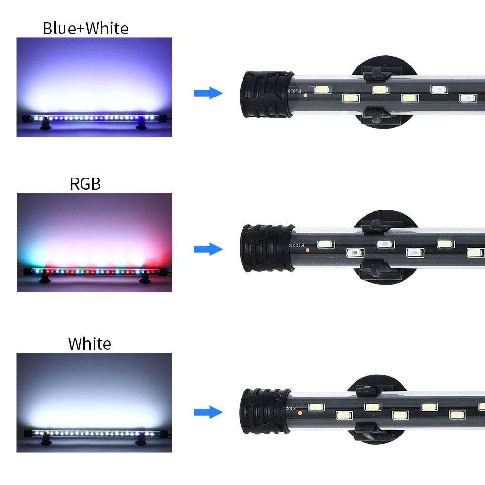 Nickolas1 Lampu Tangki Ikan Tahan Air Fish Tank Clip Tanam Underwater Decor Submersible Lamp LED Lighting Lampu Aquarium Tanaman Air