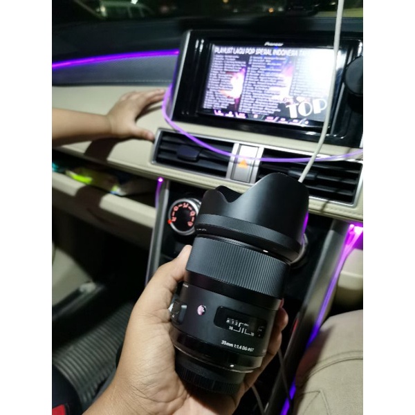 lensa sigma art 35mm nikon tajam abis bokeh