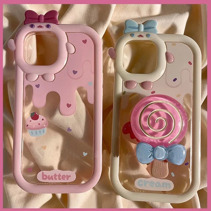 Soft Case Untuk Samsung A12 A04s A03s A13 A03 A14 A32 A04 A22 A73 A53 A04E A52 A50 A02s A51 A23 A50s A21s A52s A71 A11 A33 Lensa Monster Musim Panas Es Krim Strawberry Kue Donat Case