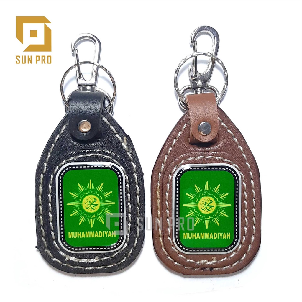 Gantungan Kunci Kulit Logo Muhammadiyah