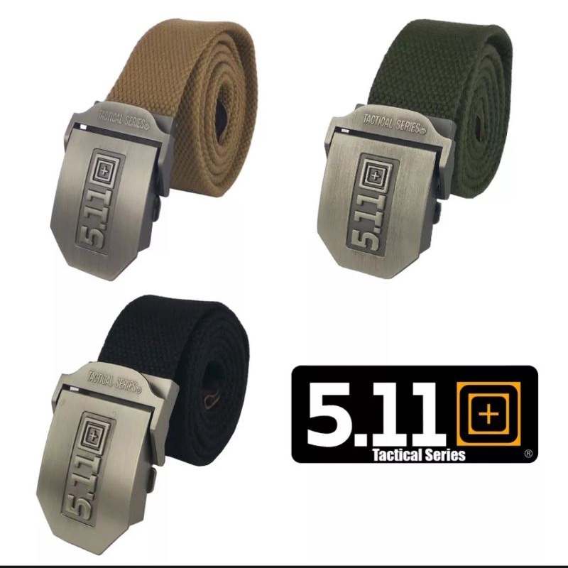 Ikat Pinggang Gesper Pria 511 Webbing - Tactical Belt  Solid Kepala Besi Anti Karat