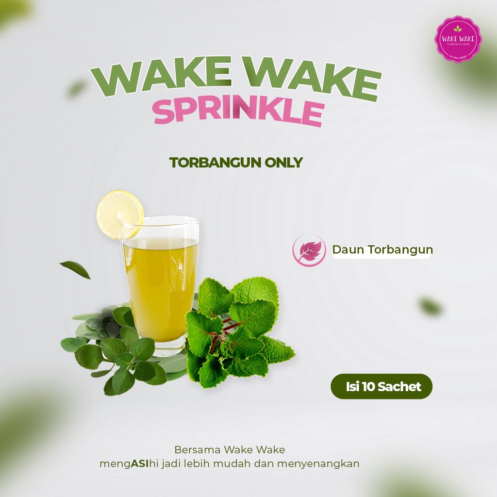 ASI Booster Torbangun  - Wake Wake Sprinkle - ASI Booster berbahan dasar daun bangun bangun