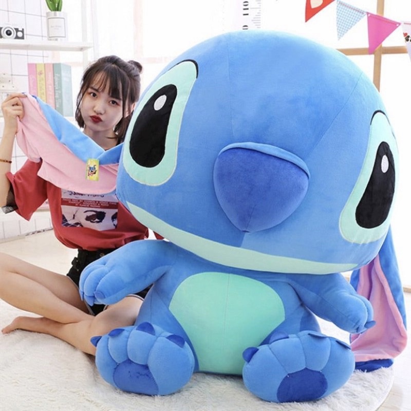 Boneka Stitch Jumbo XXL Ukuran 70 CM Besar Halus dan Lembut