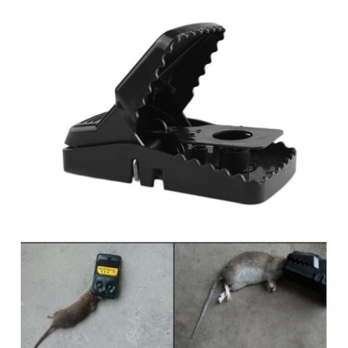 Perangkap Tikus Hitam Jebakan Joni Cat Mouse Trap Premium Quality Alat Penjepit Tikus Jepit Reusable