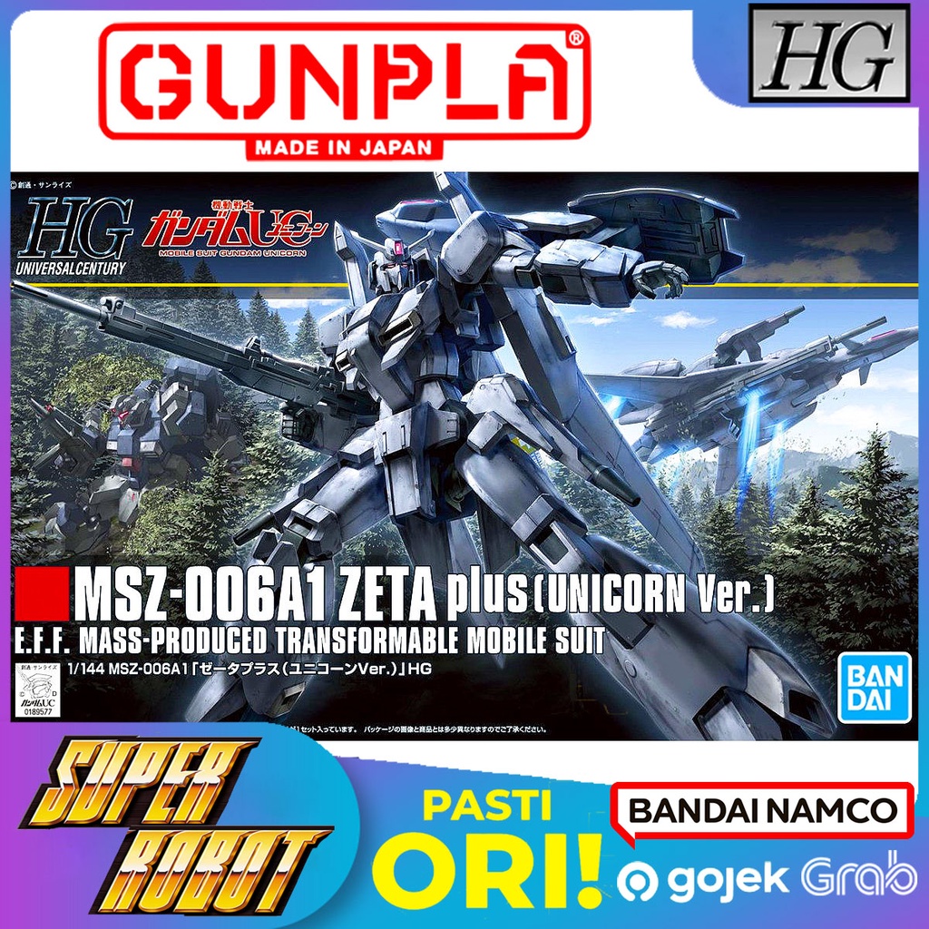 BANDAI HG MSZ-006A1 Zeta Plus (Unicorn Ver) - HGUC